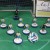 Subbuteo Andrew Table Soccer Italy away kit Fifa World Cup 2014 on Lightweight bases